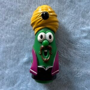2004 Nativity Scene King Larry Cucumber 4" Christmas Action Figure Veggie Tales